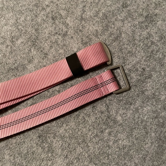 Acne Studios Bla Konst Striped Pink Belt - Picture 7 of 8